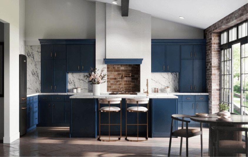 Petit Blue — Matrix cabinets finish, code PD