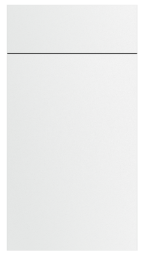 Matt White — Stock cabinet door style