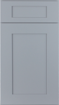 Shaker Gray Finish — Stock cabinet door style