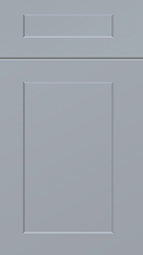 Shaker Gray · Natural Interior — Stock cabinet door style
