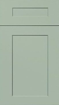 Shaker Jade Green — Stock cabinet door style