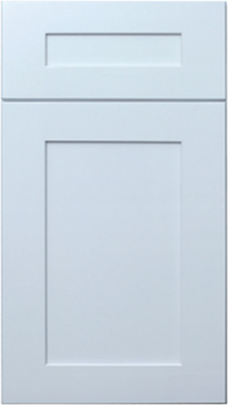 Shaker White — Stock cabinet door style